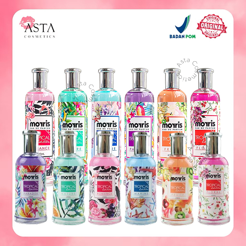 Morris Eau De Parfum Tropical Edition / Minyak Wangi Morris Cewek