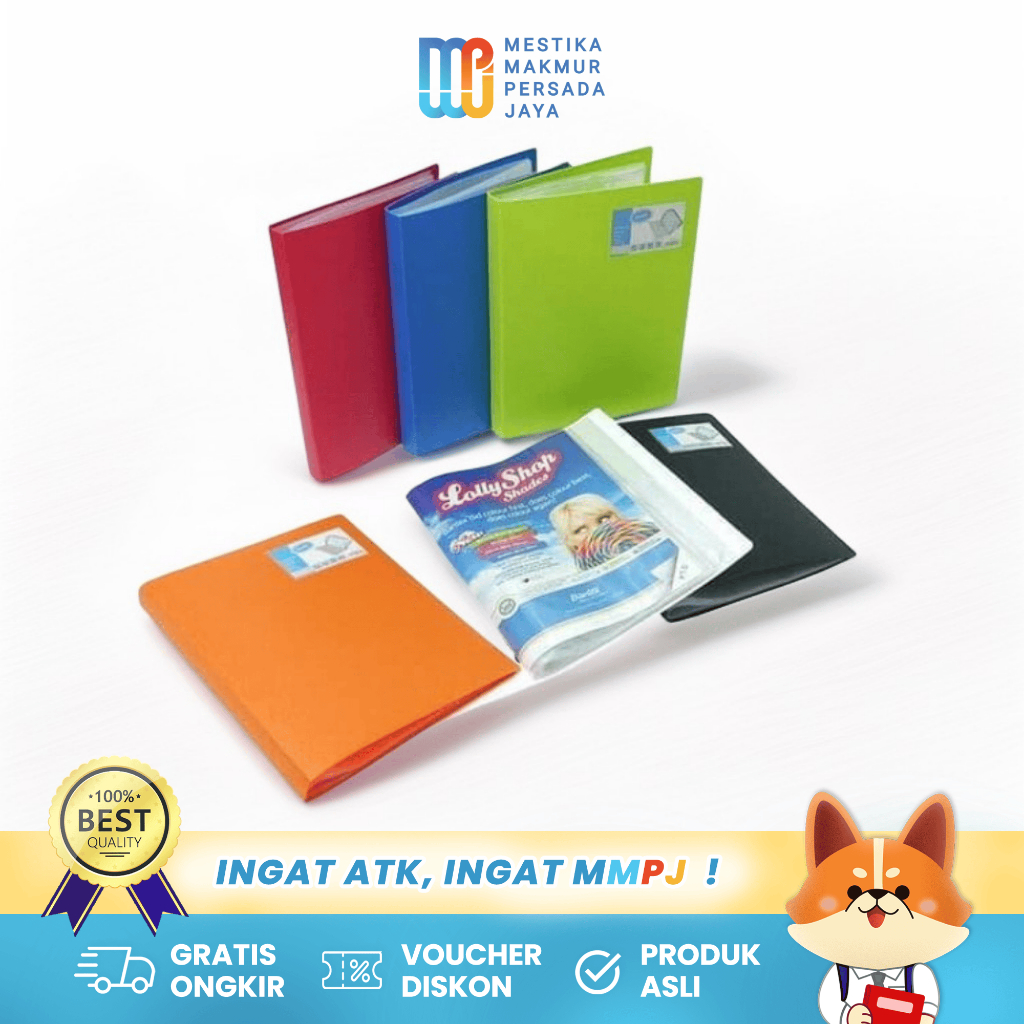 

Bantex Display Book Folio - 20 Pocket Tempat Berkas Dokumen 3183