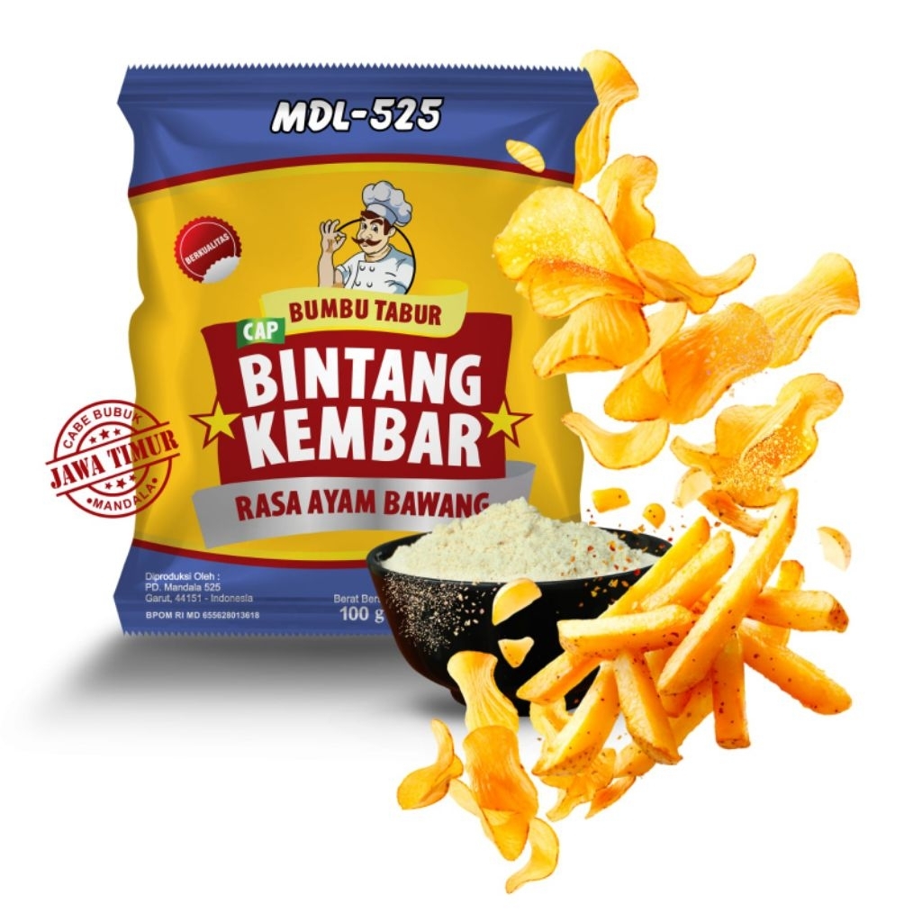 

MDL 525 Bumbu Tabur rasa Ayam Bawang 100gram