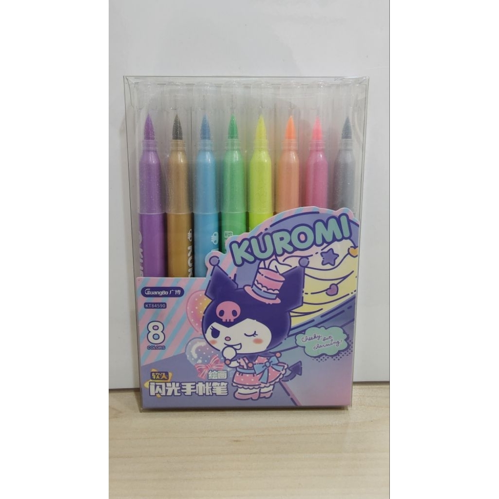 

GuangBo KT84590 Sanrio Characters Spidol Highlighter Set 8 Pcs