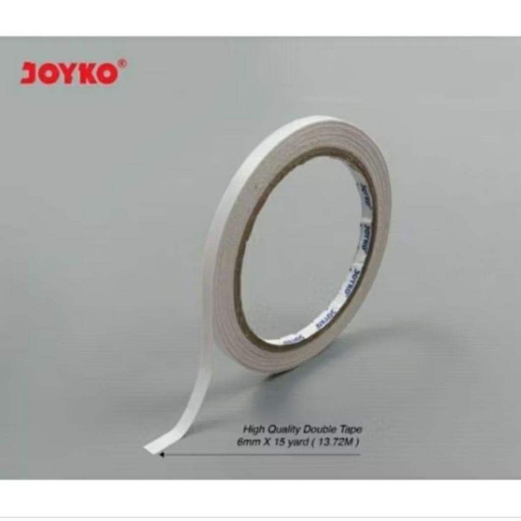 

(1 KARTON) Double Tape Joyko 6mm/12mm/24mm/48mm KARTONAN