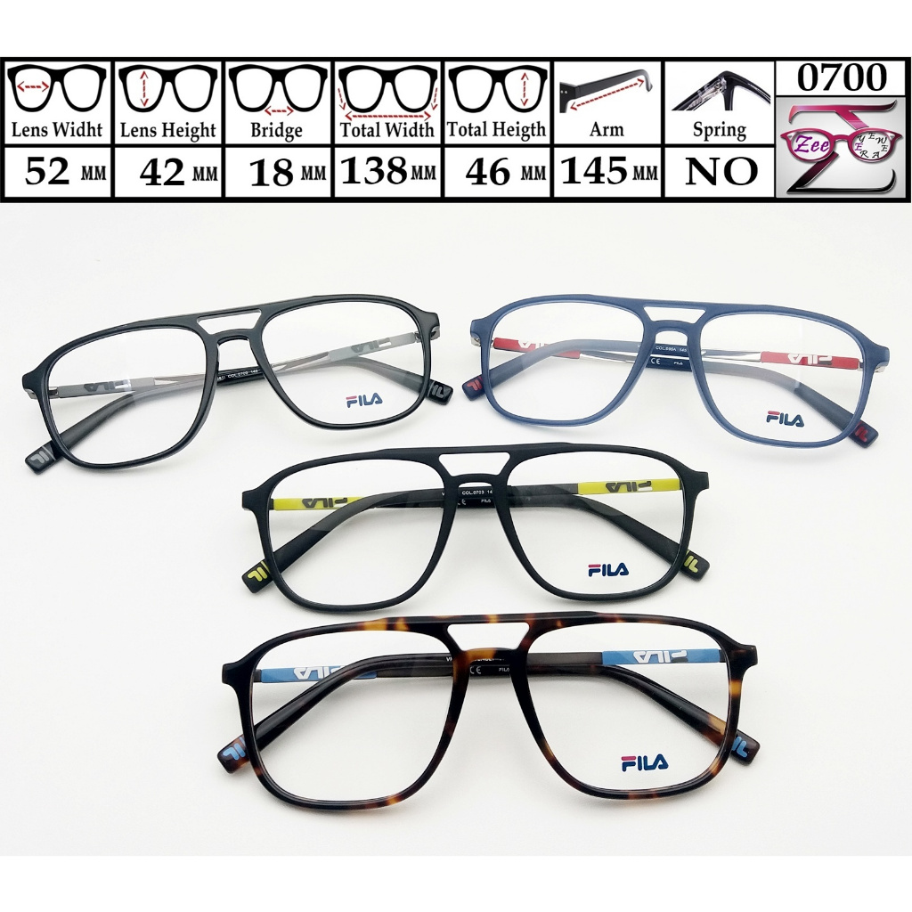 terbaru frame kacamata bulat minus 100% ORIGINAL FILA frame kacamata kuat kacamata minus kacamata mi