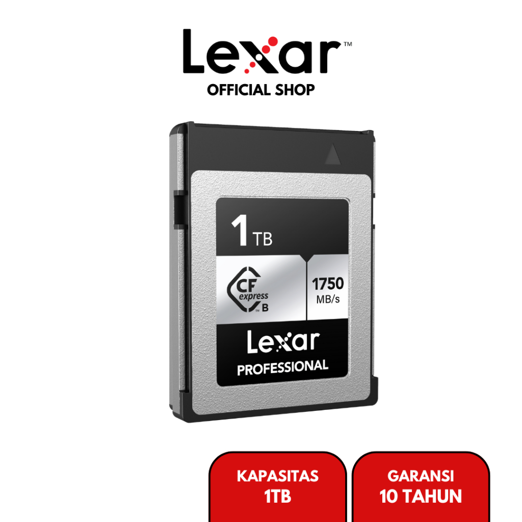 Lexar Professional CFexpress Type B card Silver 1750MB/s - 1TB