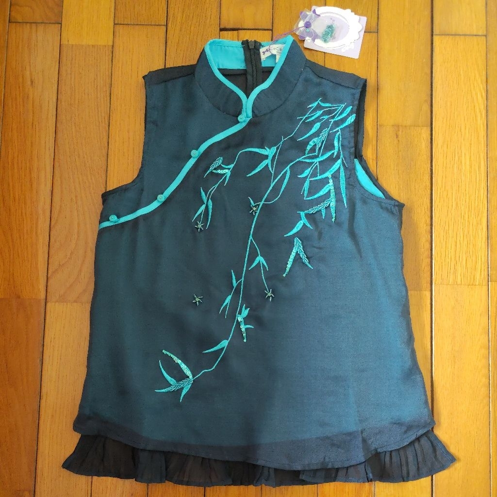 atasan congsam/atasan wanita/baju congsam/baju cina/kerah shanghai/baju adat cina/congsam modern