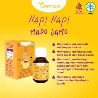 

Temoo Hap Hap Madu Jamu 85 gr 185 gr - Membantu Menambah Kelahapan Makan Anak / hap hap madu jamu 85gr / hap hap madu jamu 185gr / 85 gram / 185 gram / madu jamu terlaris / madu anak / madu enak / madu sehat