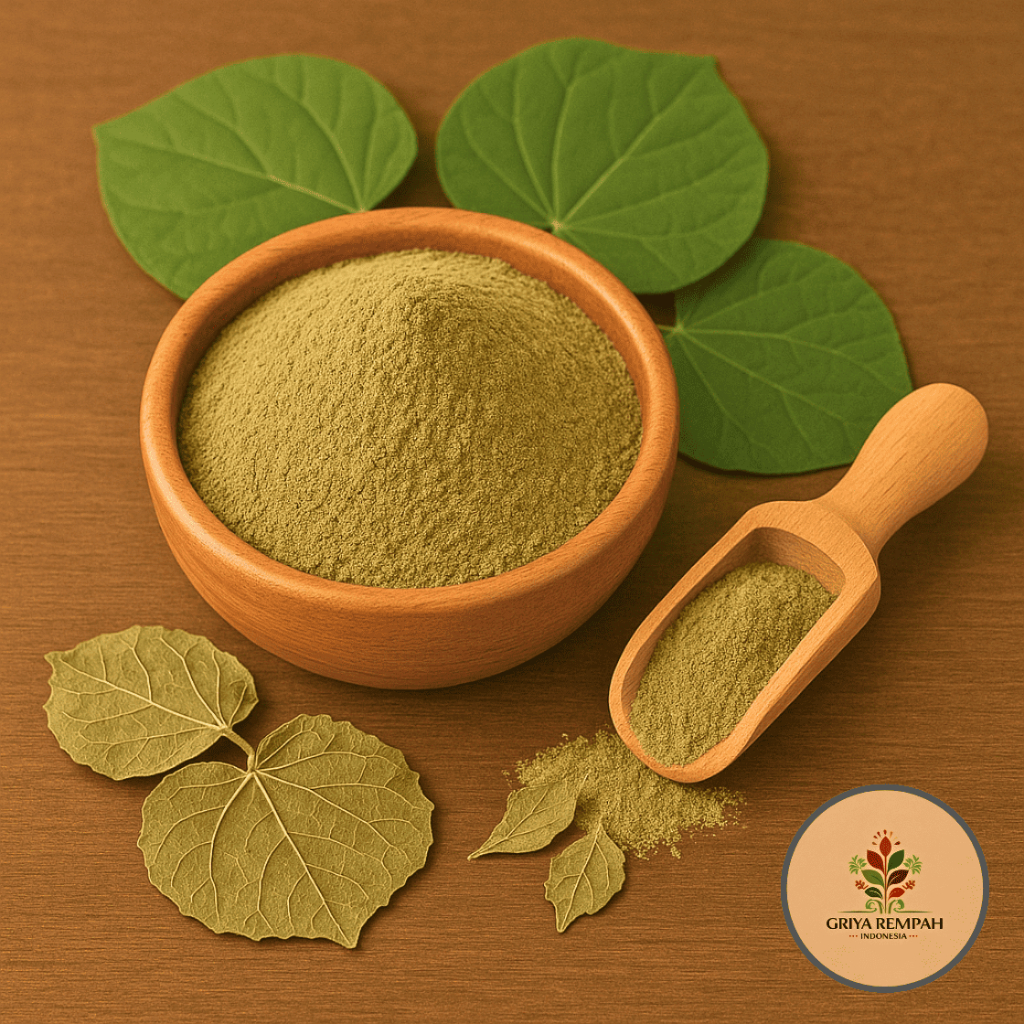 

DAUN WARU BUBUK 100 GRAM Rempah Herbal Simplisia Alami Serbaguna untuk Ramuan Kering Jamu Tradisional Kesehatan Tubuh dan Rambut Hibiscus tiliaceus