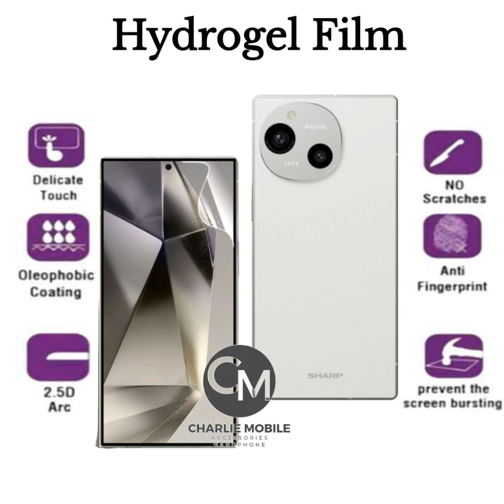 Anti gores Hydrogel jelly screen protector full cover Sharp AQUOS R9 R9 PRO