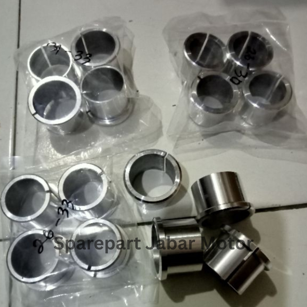 Boshing bushing segitiga as shock ninja r rr/vixion 33mm 33 mm untuk as 26mm 26 mm satria fu sonic