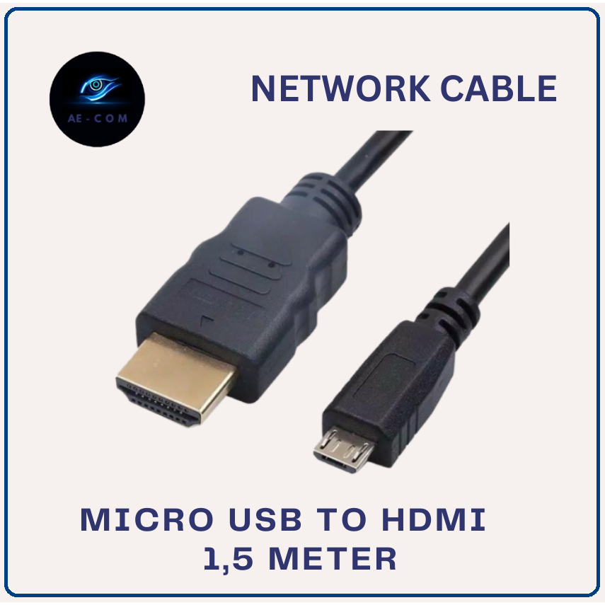 Kabel Micro USB To HDMI MHL universal buat Samsung HTC LG Lenovo ZTE