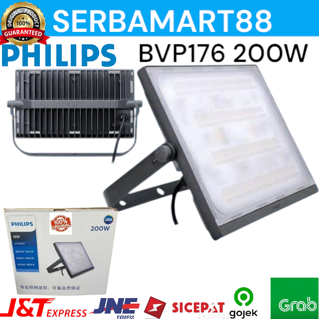 PHILIPS BVP176 200W CW 5700K COOL WHITE - LAMPU SOROT TEMBAK PHILIPS BVP 176 200 WATT
