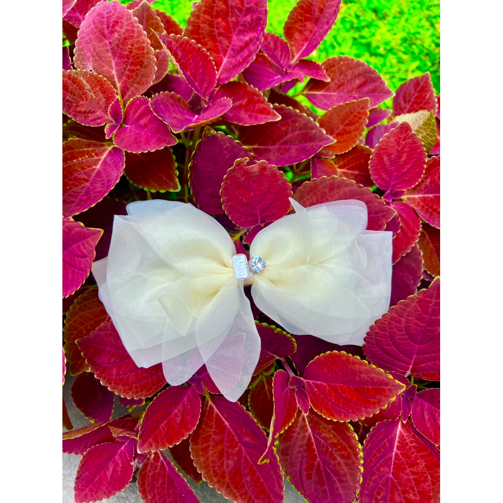 Jepit Rambut Pita Besar Mewah - Aksesoris Korea Lucu