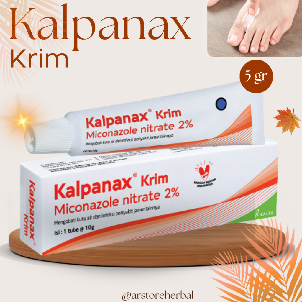 TERMURAH Kalpanax K Cream Krim Obat Oles Kulit Anti Jamur  Kutu Air Kadas Panu Kurap Praktis