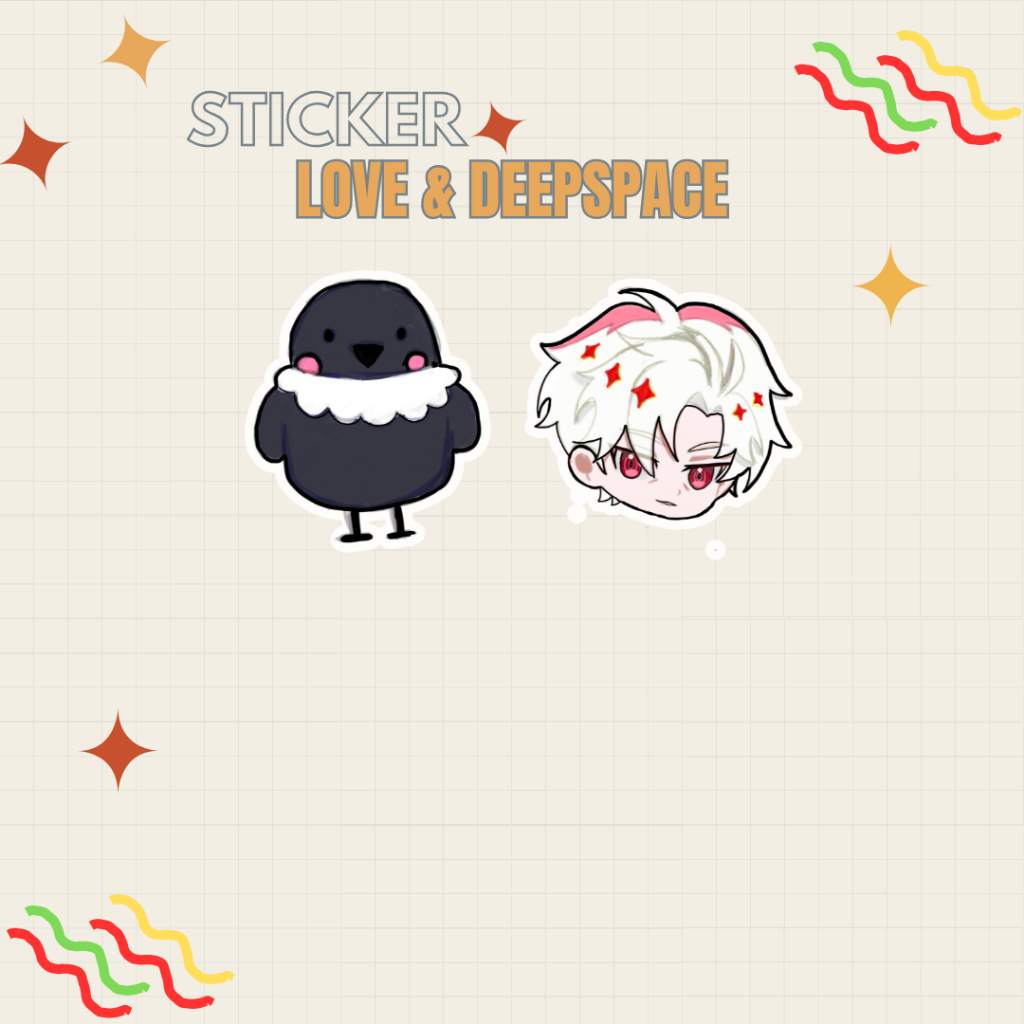 

[FANMERCH} LOVE & DEEPSPACE STICKER