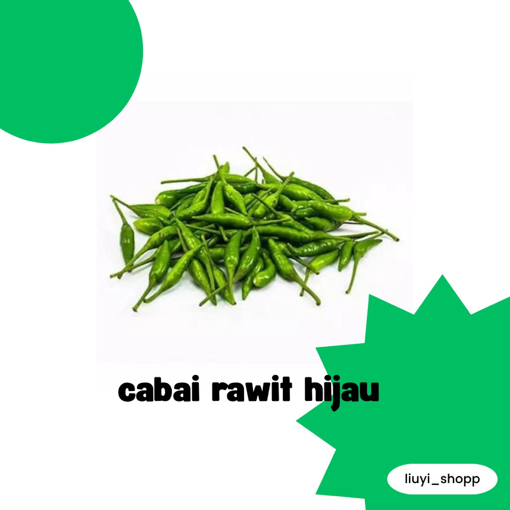 

cabe rawit hijau fress ( TERMURAH )