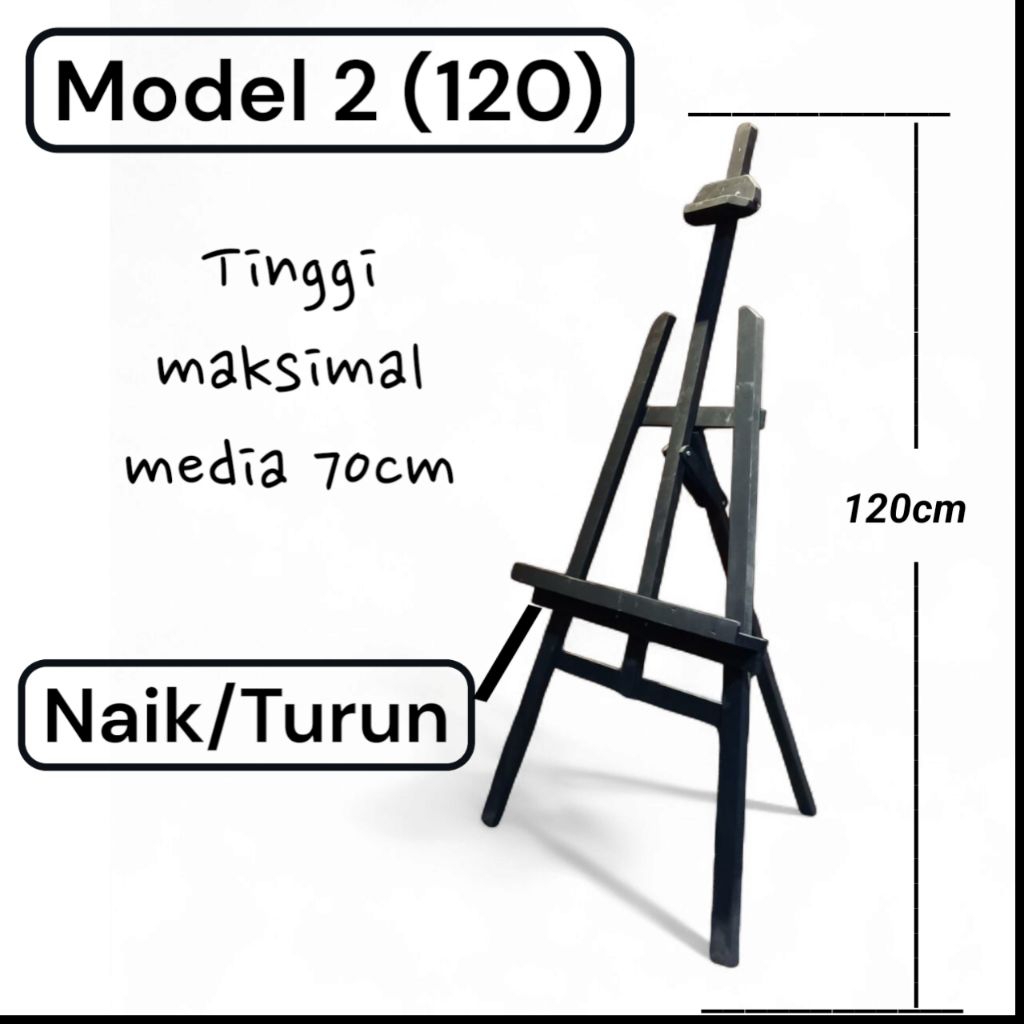 

STANDING FOTO 120cm (NAIK/TURUN) DR. EASEL