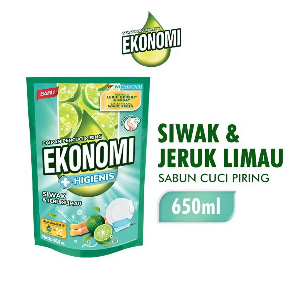 Ekonomi Siwak & Jeruk Limau Sabun Cuci Piring 650ml - Sabun Cuci Piring