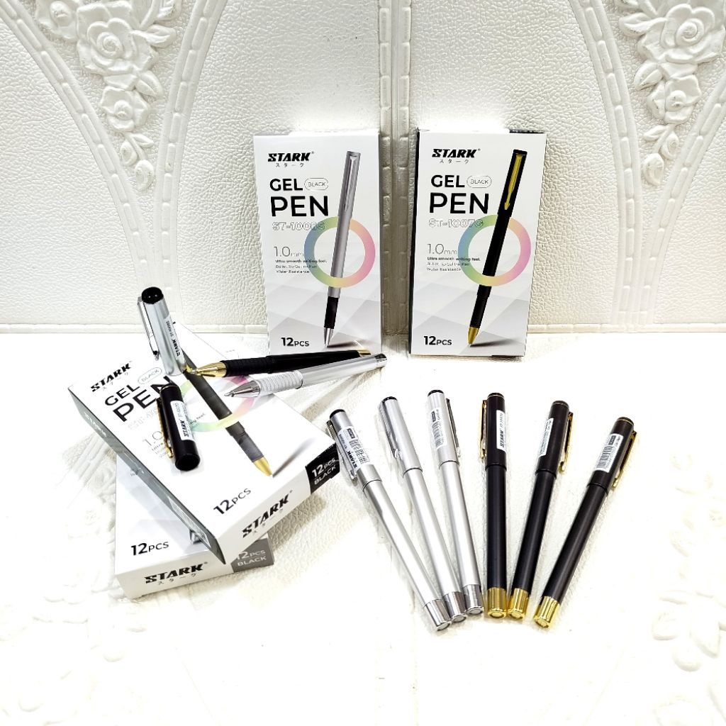 

Pulpen Gel Tanda Tangan / Pena Paraf ST-1007G 1,0mm (12Pcs)