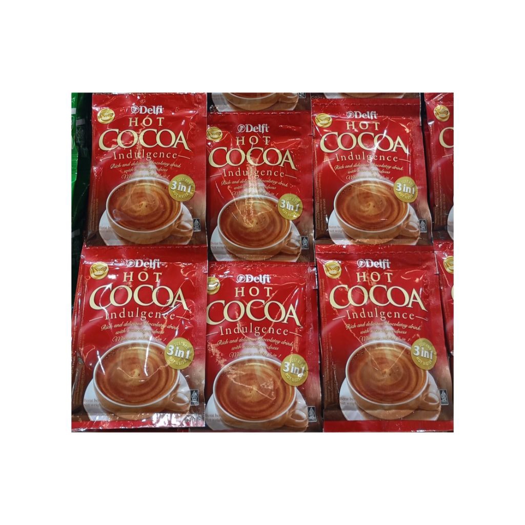 

DELFI HOT COCOA INDULGENE ISI 5 RENCENG @10 SACHET