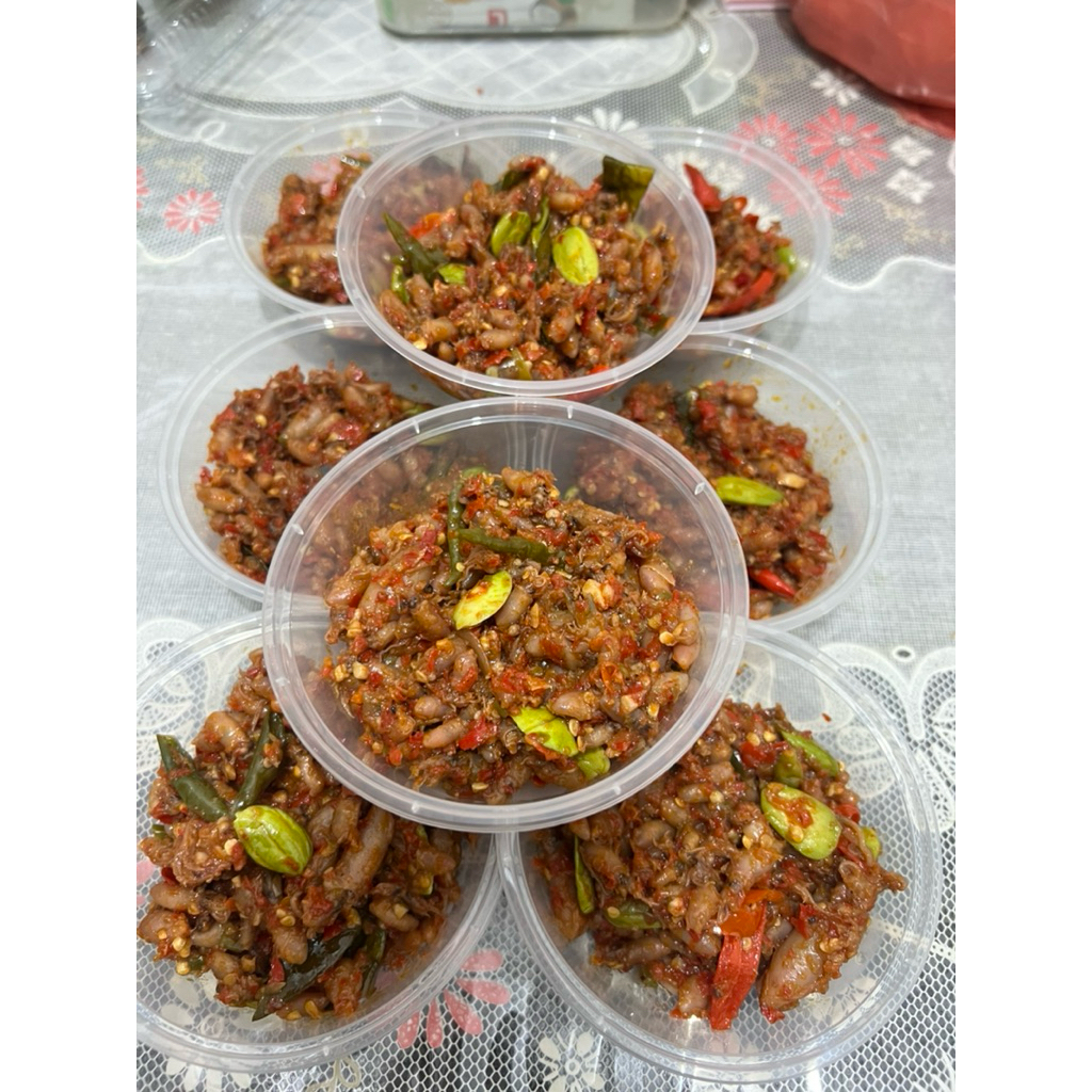 

sambel baby cumi pete ( ready 4 juni )