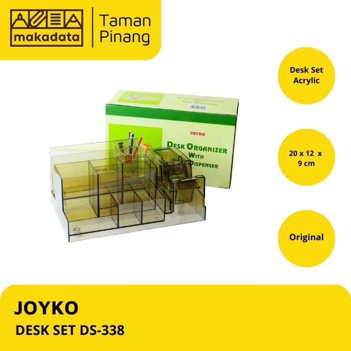 

JOYKO DESK SET / TEMPAT ALAT TULIS DS-338 / TEMPAT PENSIL ACRYLIC (1 PCS)