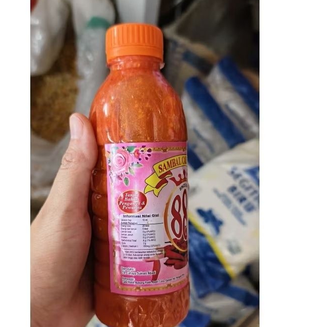 

sambal sambel cabe rawit 888 khas Kalimantan / 888 sambal