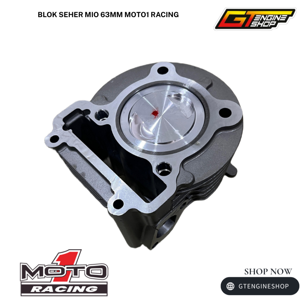 BLOK SEHER MIO 63MM MOTO 1 RACING BLOK PISTON MIO BORE UP 63MM CASTING MOTO1 RACING