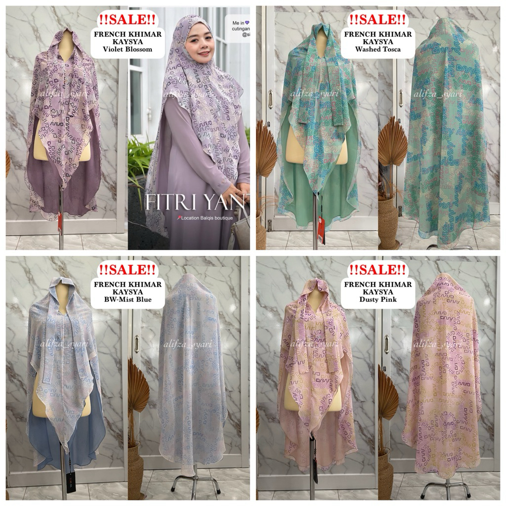 NEW FRENCH KHIMAR SISESA ORIGINAL