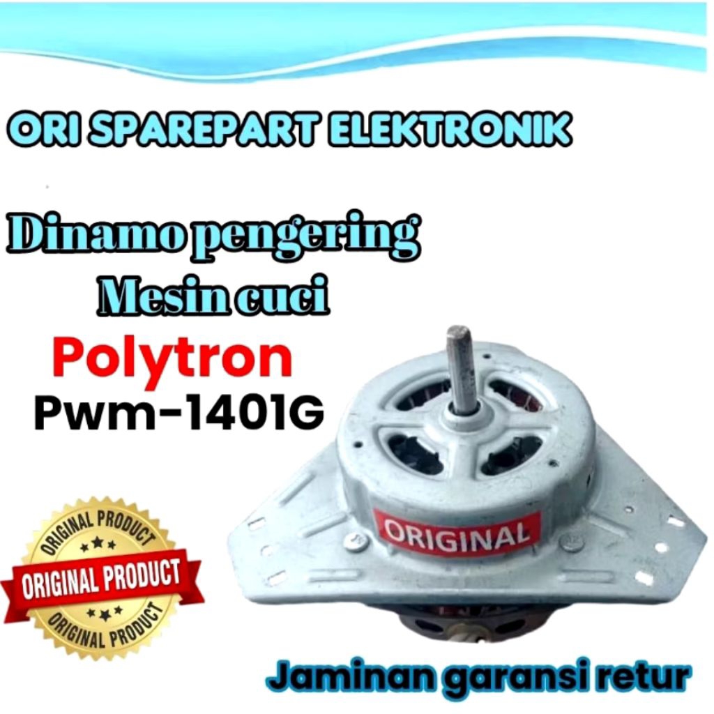 Dinamo pengering mesin cuci  polytron PWM --1401G