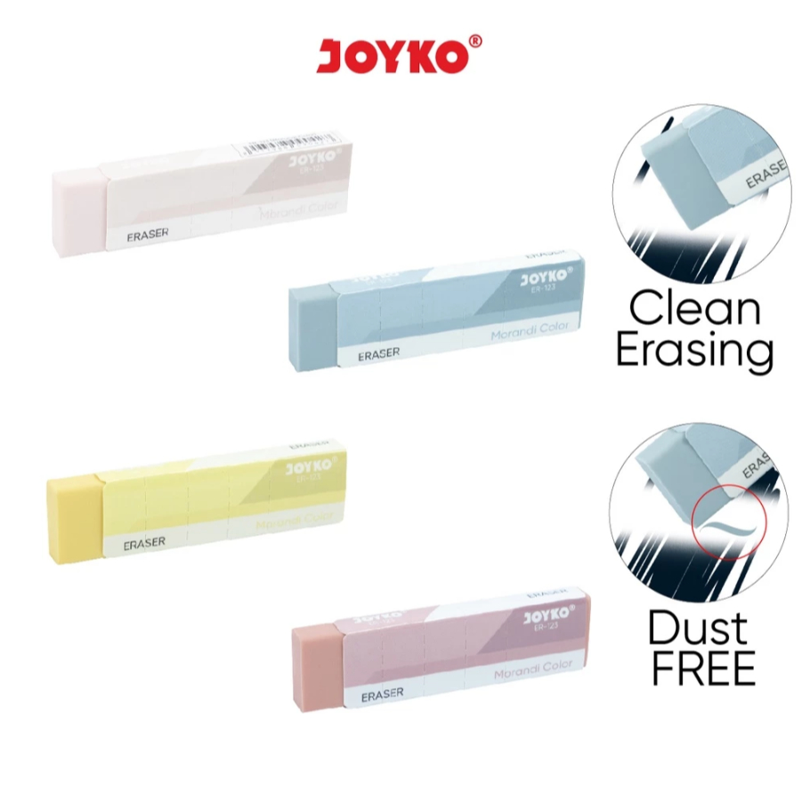 

JOYKO - Penghapus Eraser ER-123 Morandi Color Bebas Debu