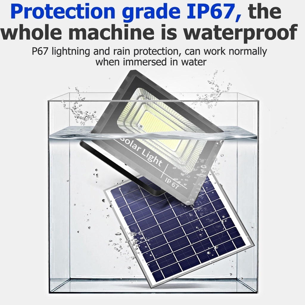 QH PHILIPS BUY 1 Gratis 1 Tenaga Surya Lampu Tenaga Surya Outdoor IP67tahan Air Lampu Emergency