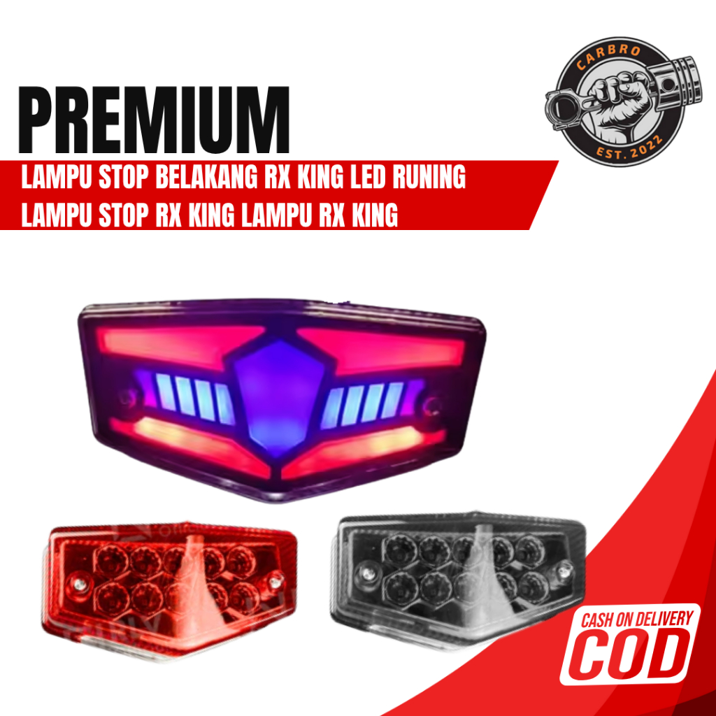 Lampu Stop RX KING New LED Stoplamp Belakang Rx King Lampu Stop Belakang RX KING Led Runing Lampu St