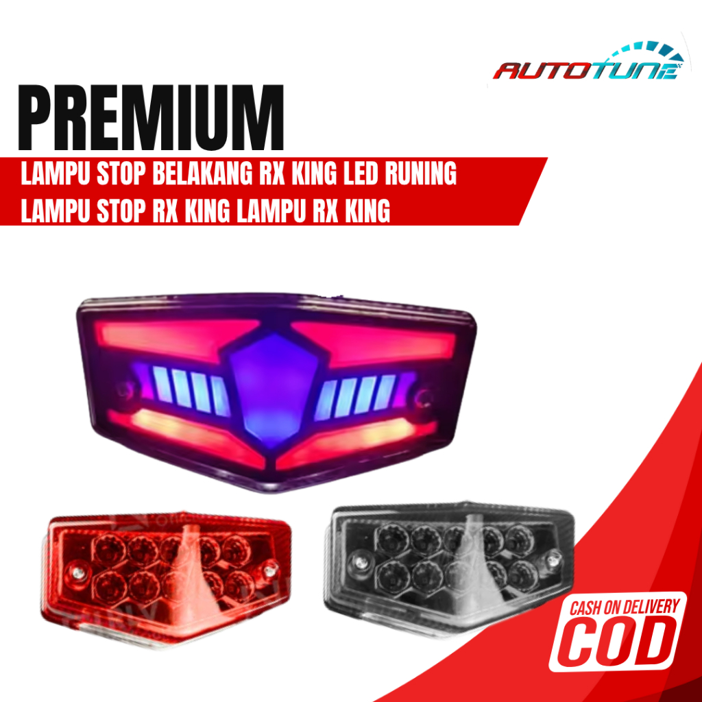 AUTO TUNE Lampu Stop RX King LED Running Premium Lampu Stop RX KING New LED Stoplamp Belakang Rx Kin