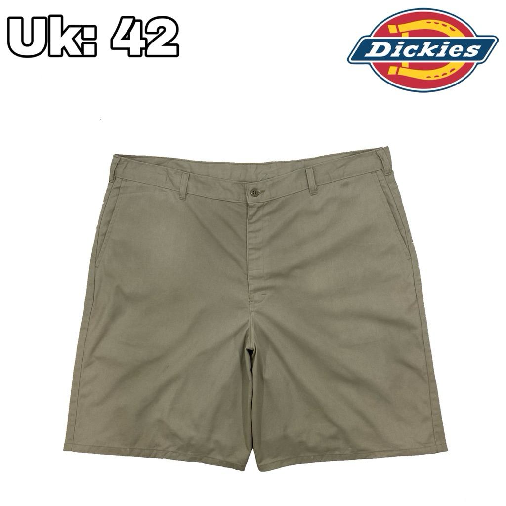 CG66 Celana Pendek Kargo Denim Dickies Original 42 Cargo Casual Chinos Outdoor Work Pants Cream Polo