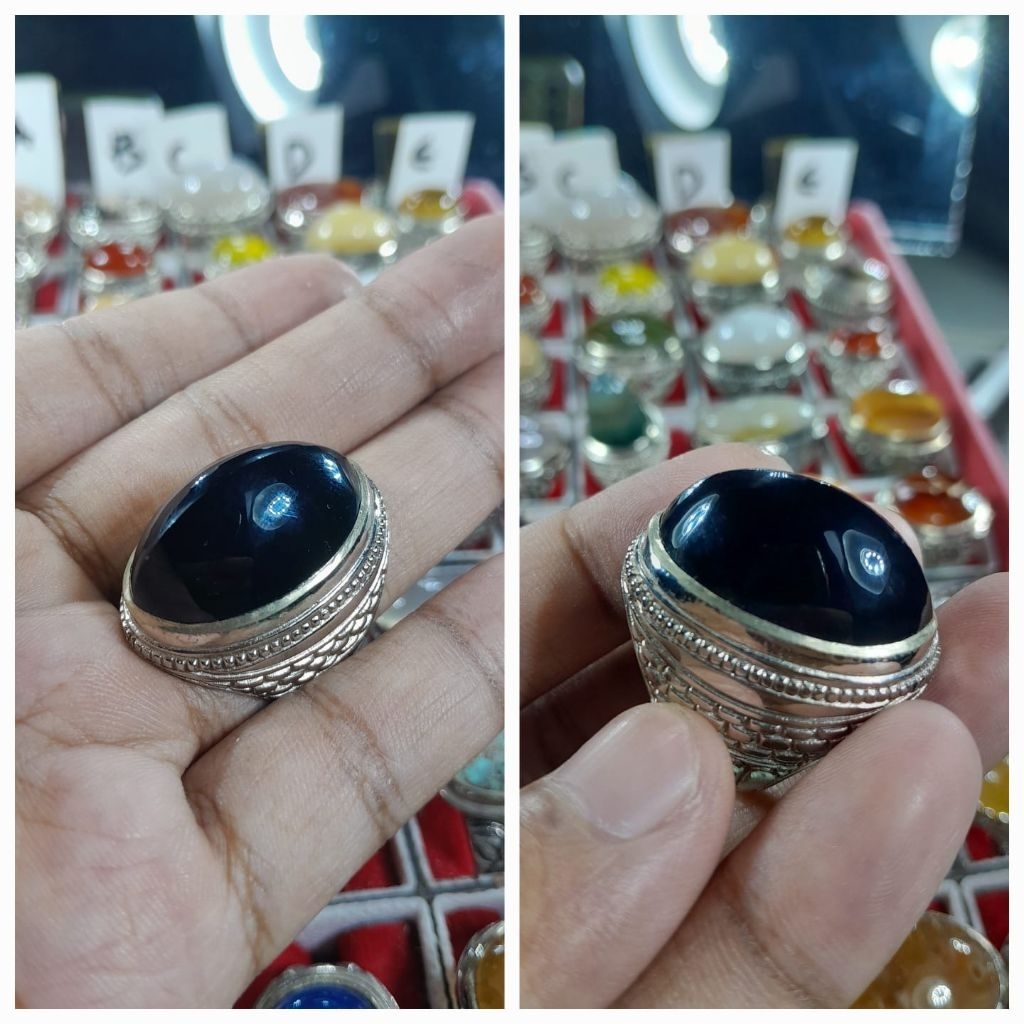 cincin kecubung tanduk