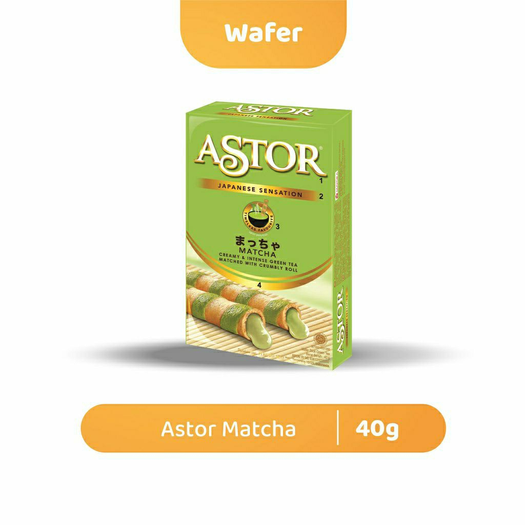 

Astor wafer stick teh hijau matcha 40g