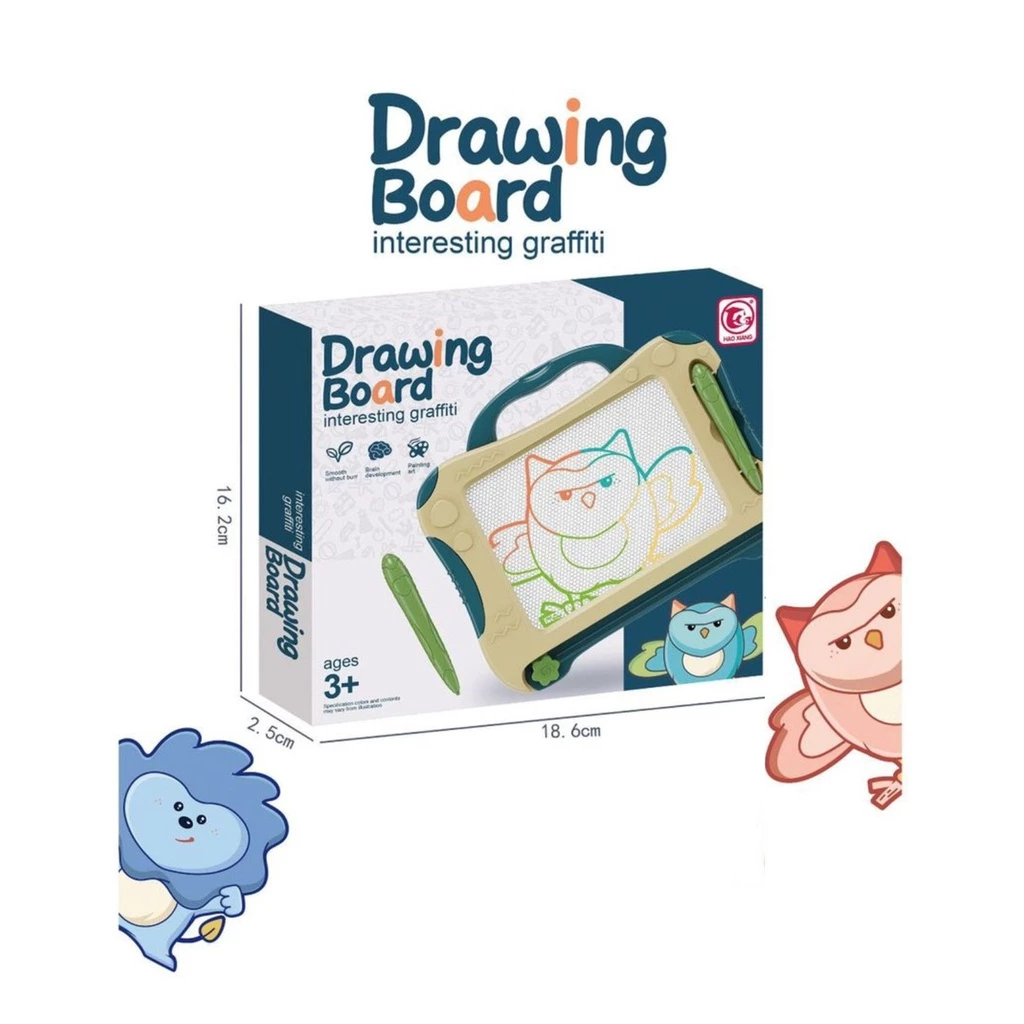 

Mainan Anak INTERESTING GRAFFITI DRAWING BOARD Papan Tulis Magnetic Interesting Papan Tulis Papan Tulis Anak