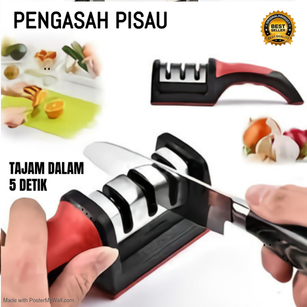Alat Pengasah Pisau Dan Gunting Stainless Alat Asah Pisau