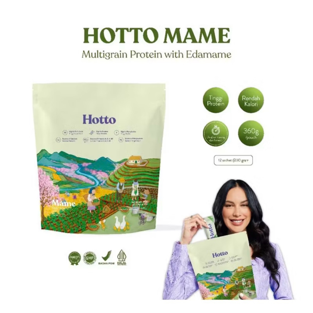 

Hotto Mame Minuman Multigrain Protein Edamame – Minuman Tinggi Protein, Rendah Kalori | Sarapan Sehat untuk Diet, Busui & Ibu Hamil | Siap Saji <5 Menit