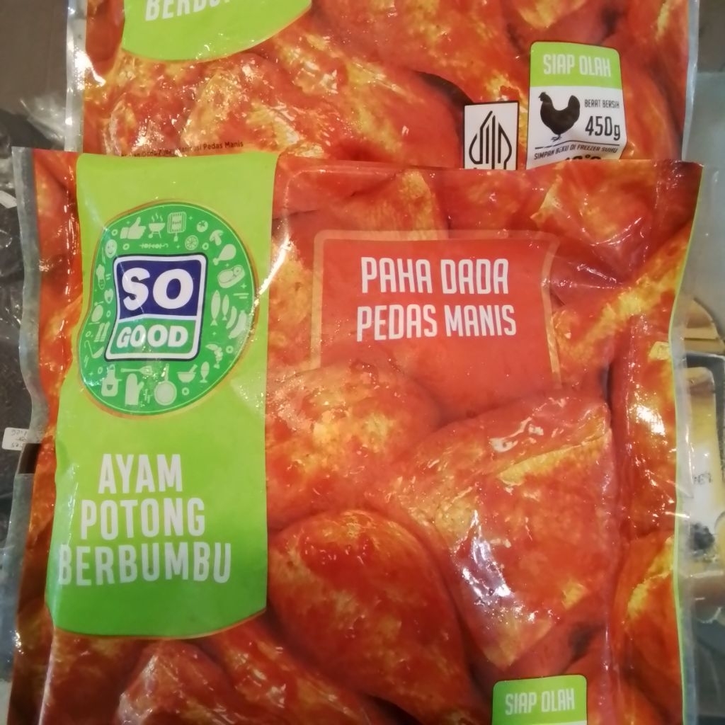 

So Good Ayam Paha Dada Pedas Manis 400gr