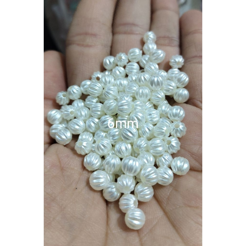 mute mutiara cermei 6mm ecer 50gram(s)