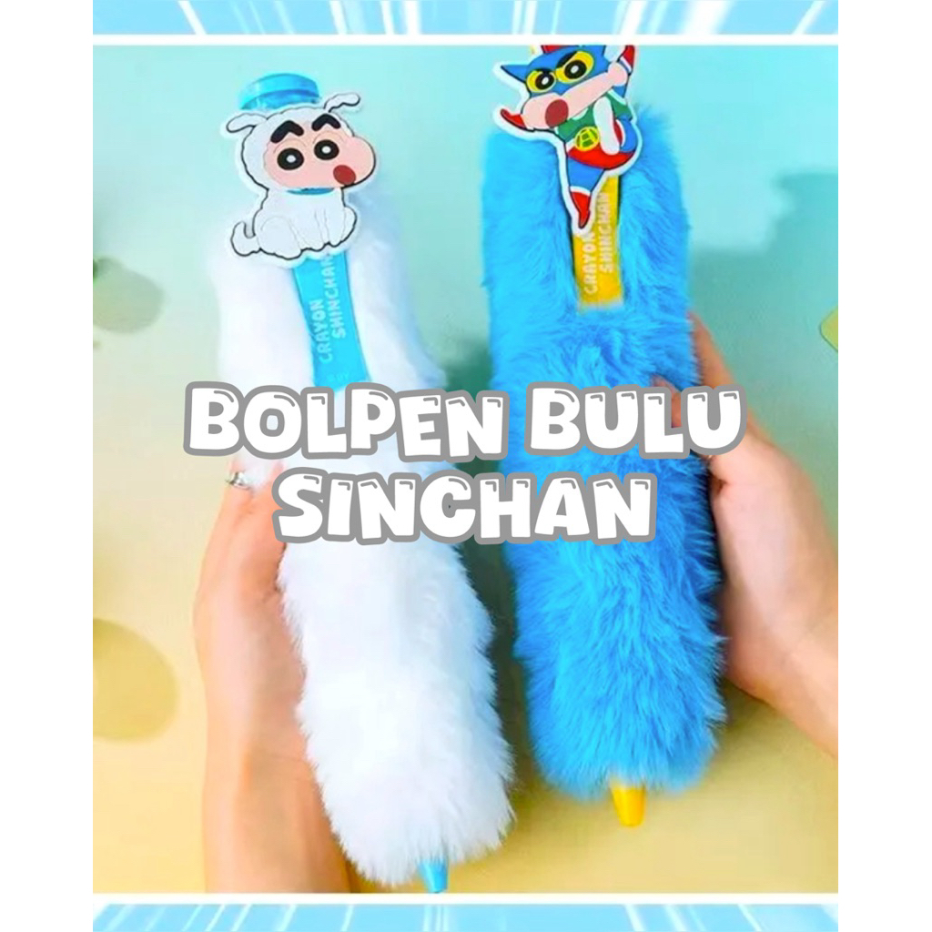 

Bolpen Jumbo Bulu Panjang 28cm Barbie Sinchan Capybara —MAY272