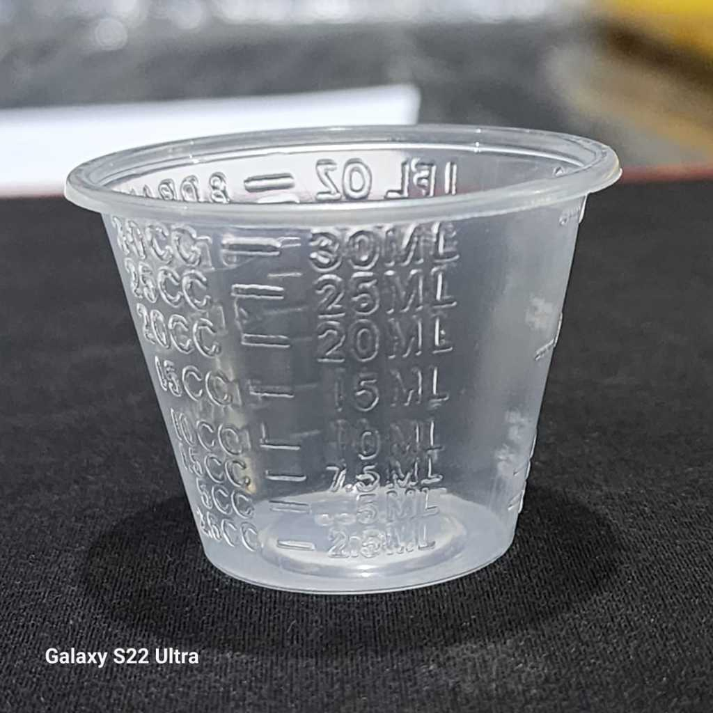 MEDICINE CUP 30 ML COSMOMED / TEMPAT OBAT PLASTIK / GELAS TAKAR OBAT PLASTIK VOLUME 30 ML / CUP OBAT