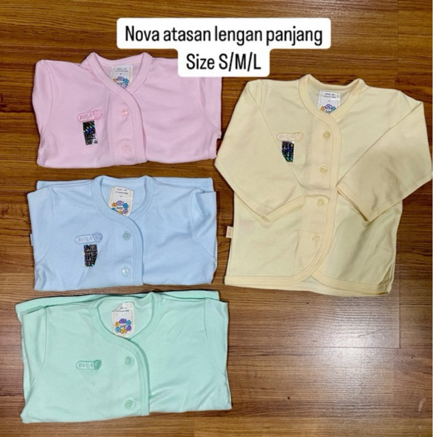 NOVA BAJU ATASAN LENGAN PANJANG ANAK BAYI SIZE S/M/L