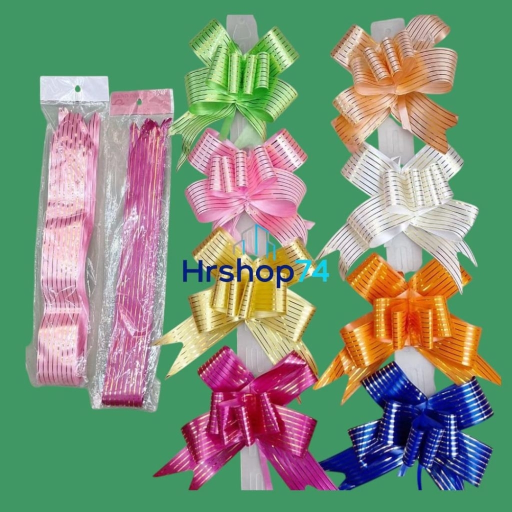 

(isi 10pcs) Pita Tarik / Pita Serut Lis Gold Jumbo Ukuran 50