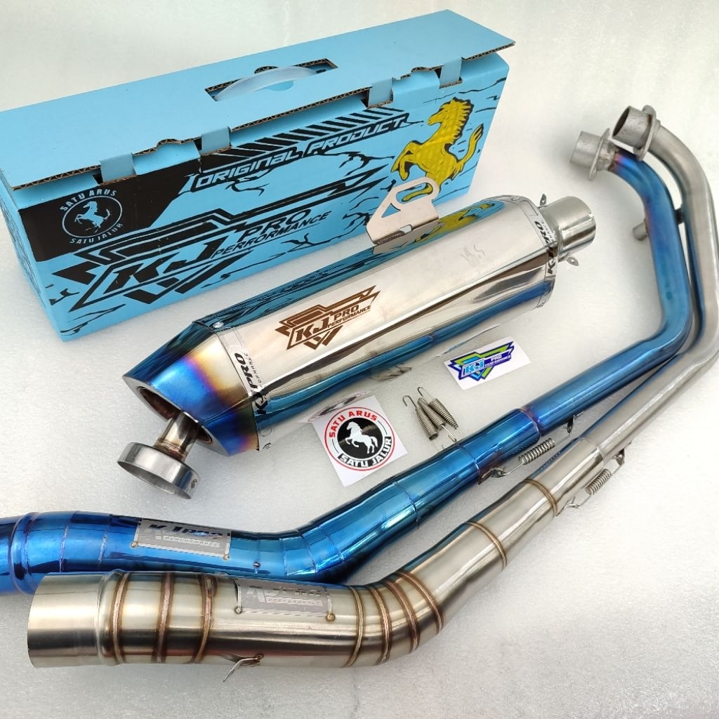 Knalpot Racing BIG VOLUME Kj Pro Original Suara Ngenas ADEM PNP R15 new/led Cb 150 New/old CBR 150 N