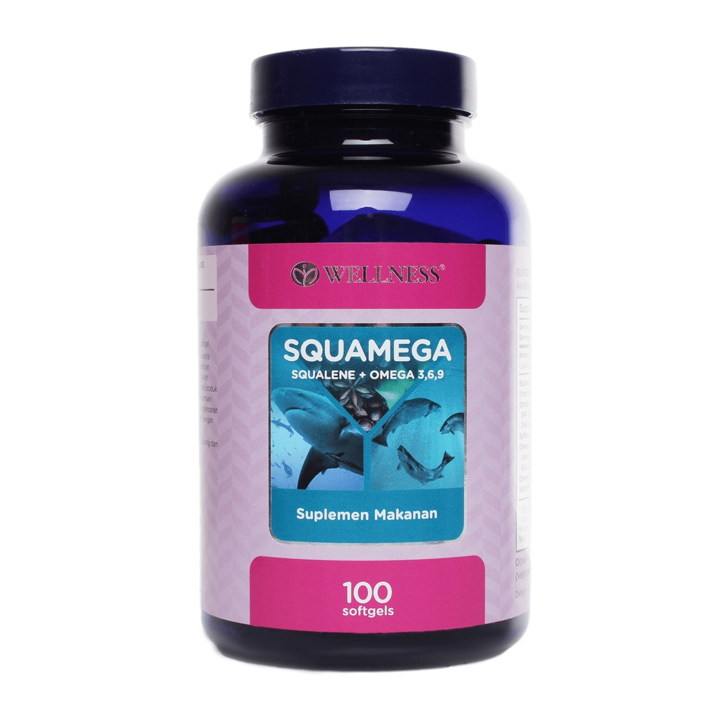 WELLNESS SQUAMEGA SQUALENE OMEGA 369 WELLNES WELNESS WELNES 100 KAPSUL