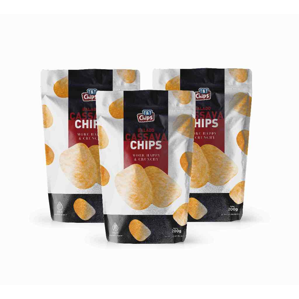 

Promo Paket Bundling Isi 3 - Balado Cassava Chips (Keripik Singkong Balado Premium)o