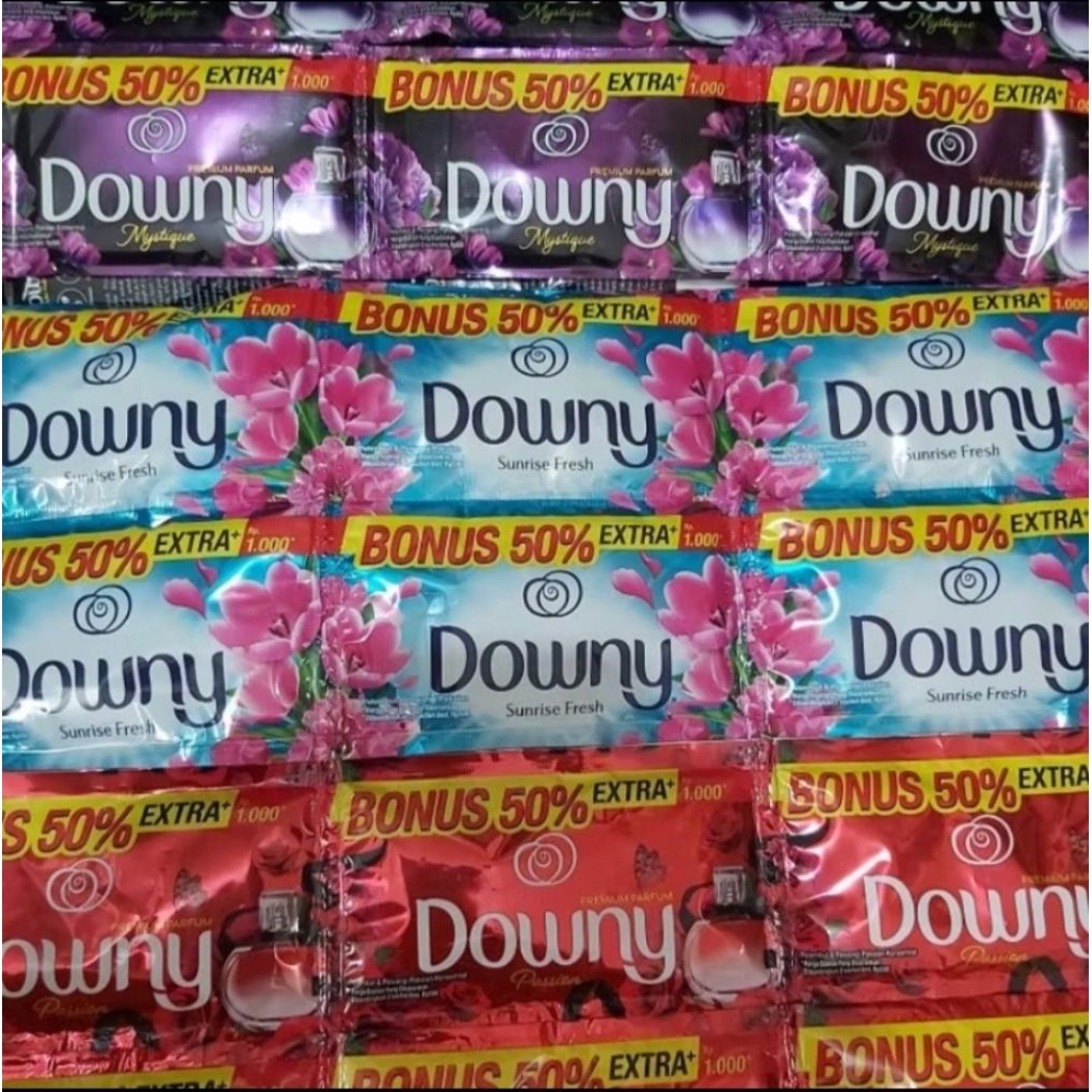 [  18 ML  BESAR ] DOWNY RENTENG 18  ML ( isi 12 PCS )  PEWANGI PAKAIAN