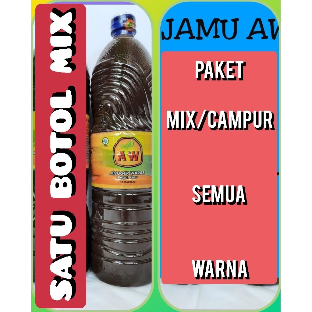 

JAMU AW PAKET MIX ATAU CAMPUR SEMUA WARNA