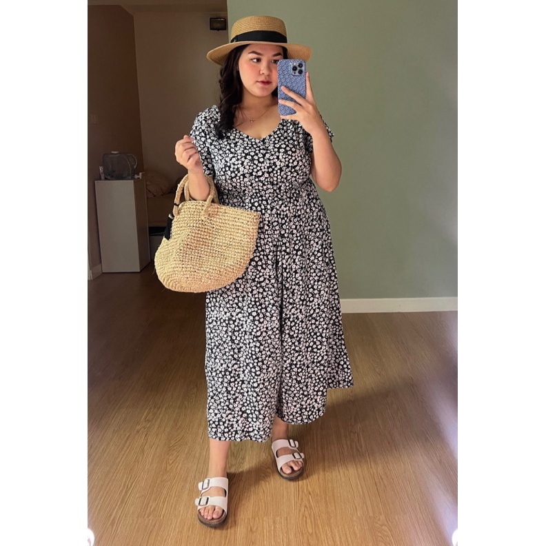 KODE E66T FAVOR  Alexa Jumpsuit Daze Floral Rayon XL